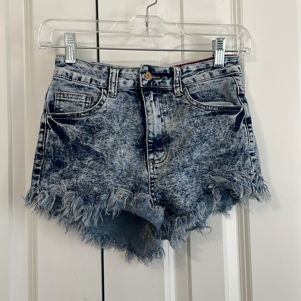 High waisted shorts